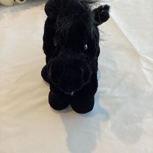 Webkinz Black Stallion Horse Stuffed Animal Toy